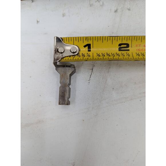 KINGSLEY HOT FOIL Stamping Printer letters Typeset mono SCRIPT Wood Box - Picture 6 of 8